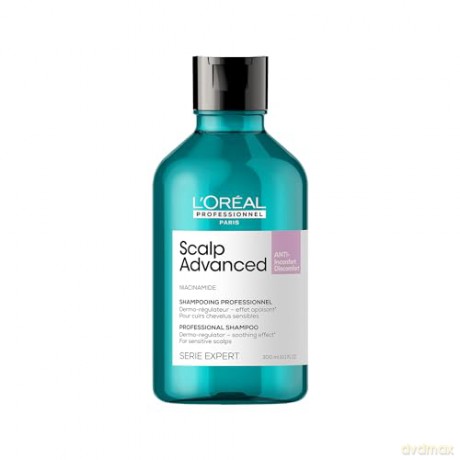L´Oréal Professionnel Shampoo for sensitive scalp Scalp Advanced Anti-Discomfort Dermo (Regulator Shampoo) - Volume: 300 ml