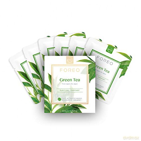 FOREO Refreshing and soothing Green Tea (Purifying Mask) 6 x 6 g