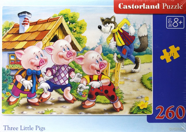 CASTOR 260 Trzy Świnki 26357 [PUZZLE]