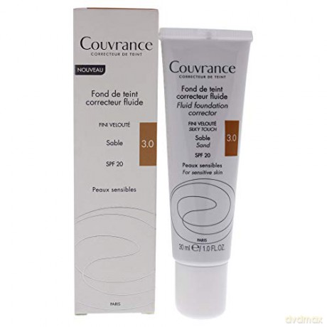 AvĂ¨ne Liquid Cover Makeup Couvrance SPF 20 (Fluid Foundation Corrector) 30 ml - Shade: 30 Sand