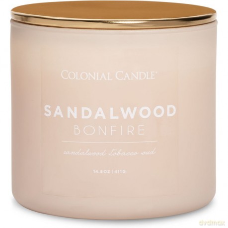 Świeca tradycyjna sojowa Sandalwood Bonfire Colonial Candle 411 g 1 szt.