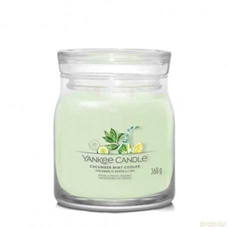 Yankee Candle Aromatic candle Signature glass medium Cucumber Mint Cooler 368 g