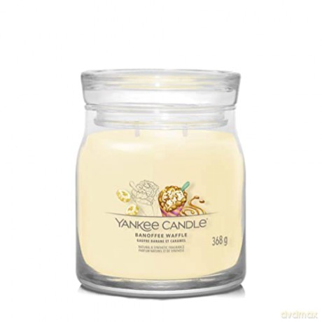 Yankee Candle Aromatic candle Signature glass medium Banoffee Waffle 368 g