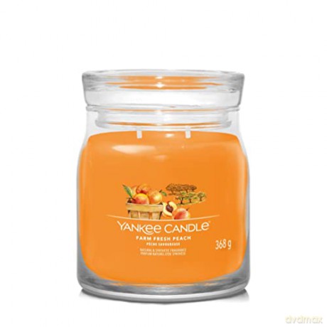 Yankee Candle Aromatic candle Signature glass medium Farm Fresh Peach 368 g