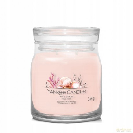 Yankee Candle Aromatic candle Signature glass medium Pink Sands 368 g