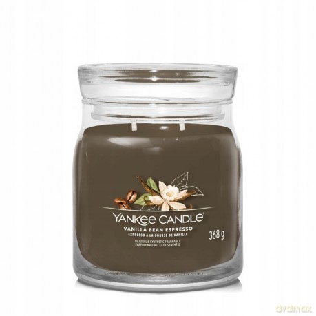 Yankee Candle Aromatic candle Signature glass medium Vanilla Bean Espresso 368 g