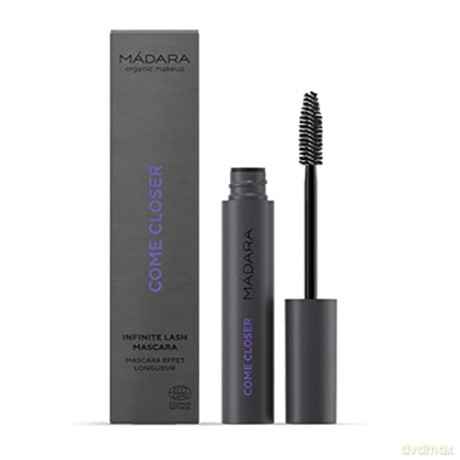 MÁDARA Mascara for infinitely long eyelashes Come Closer 6 ml - Shade: Black
