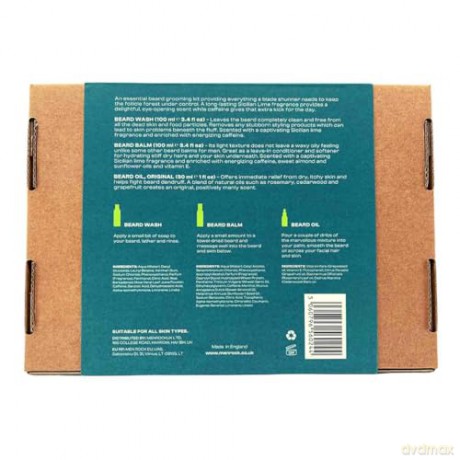Men Rock London Dárková sada péče o vousy Sicilian Lime (Beard Care Gift Set)