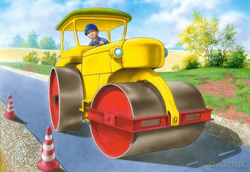 CASTOR 120 Walec Drogowy B-12534 [PUZZLE]