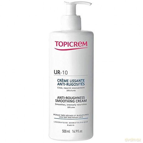 Topicrem Body cream for rough and dry skin UR10 (Anti Roughness Smoothnig Cream) 500 ml