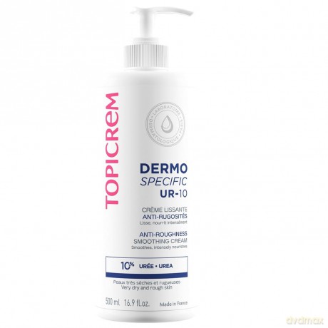 Topicrem Body cream for rough and dry skin UR10 (Anti Roughness Smoothnig Cream) 500 ml