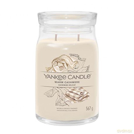 Yankee Candle Aromatic candle Signature glass large Warm Cashmere 567 g