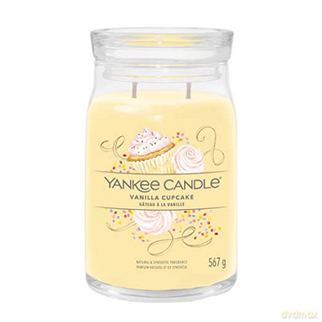 Yankee Candle Aromatic candle Signature glass large Vanilla Cupcake 567 g