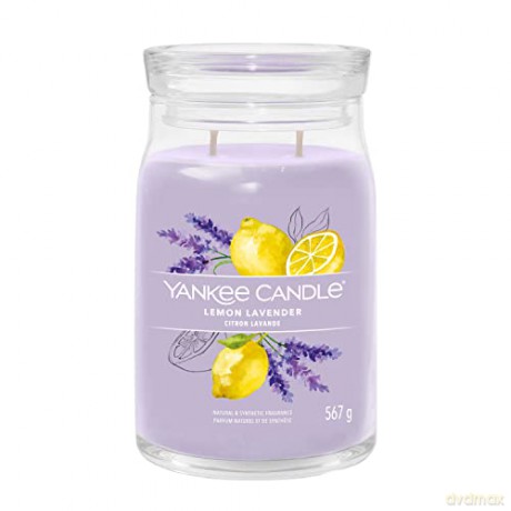 Yankee Candle Aromatic candle Signature glass large Lemon Lavender 567 g