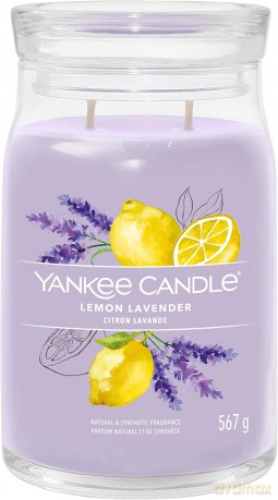 Yankee Candle Aromatic candle Signature glass large Lemon Lavender 567 g