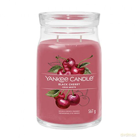 Yankee Candle Aromatic candle Signature large glass Black Cherry 567 g