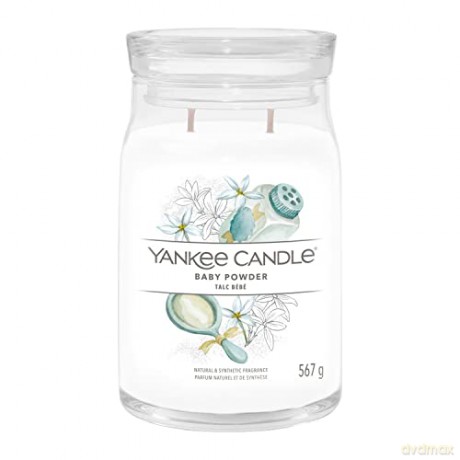 Yankee Candle Aromatic candle Signature large glass Baby Powder 567 g