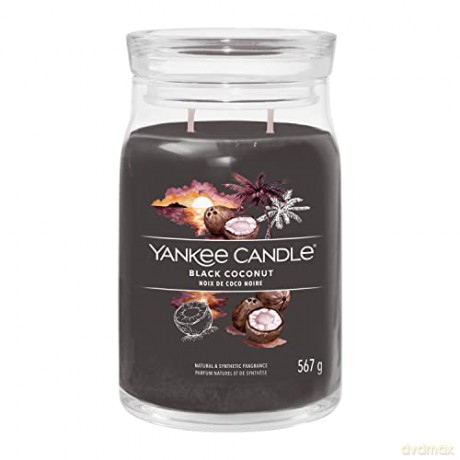 Yankee Candle Aromatic candle Signature large glass Black Coconut 567 g