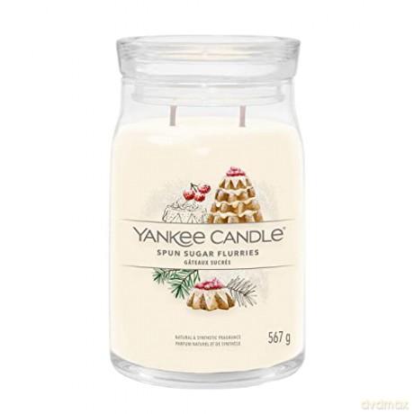 Yankee Candle Aromatic candle Signature large glass Spun Sugar Flurries 567 g