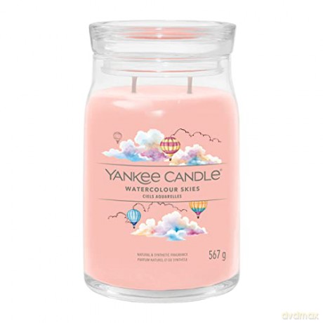 Yankee Candle Aromatic candle Signature large glass Watercolor Skies 567 g