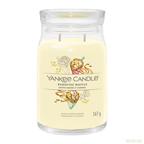 Yankee Candle Aromatic candle Signature glass large Banoffee Waffle 567 g