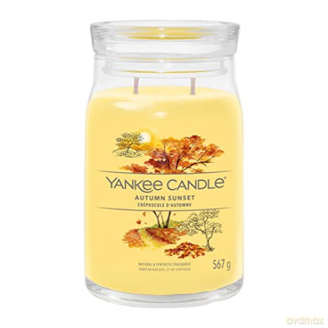 Yankee Candle Aromatic candle Signature glass large Autumn Sunset 567 g
