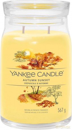 Yankee Candle Aromatic candle Signature glass large Autumn Sunset 567 g