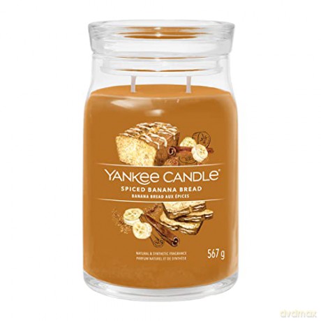 Yankee Candle Aromatic candle Signature large glass Spiced Banana Bread 567 g