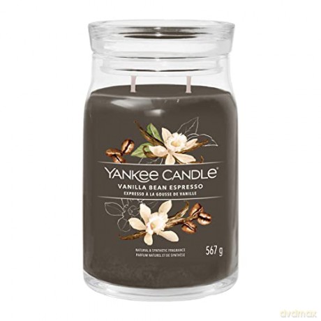 Yankee Candle Aromatic candle Signature large glass Vanilla Bean Espresso 567 g