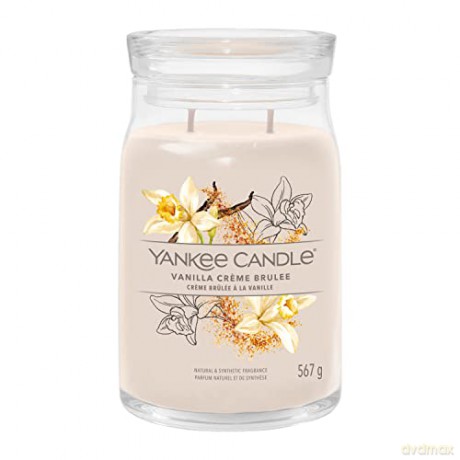Yankee Candle Aromatic candle Signature large glass Vanilla Creme Brulée 567 g