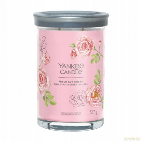 Yankee Candle Aromatic candle Signature tumbler large Fresh Cut Rose s 567 g