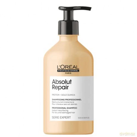 L´Oréal Professionnel Serum Expert Absolut Repair Gold Quinoa + Protein (Instant Resurfacing Shampoo) - Volume: 500 ml
