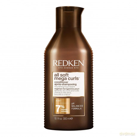 Redken Conditioner for dry curly and wavy hair All Soft Mega Curl s (Conditioner) - Volume: 300 ml