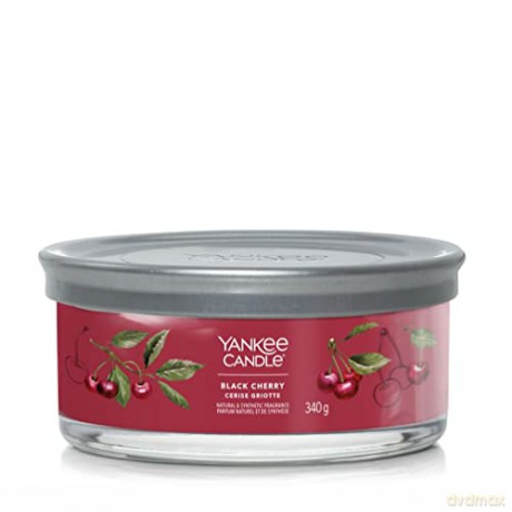 Yankee Candle Aromatic candle Signature tumbler medium Black Cherry 340 g