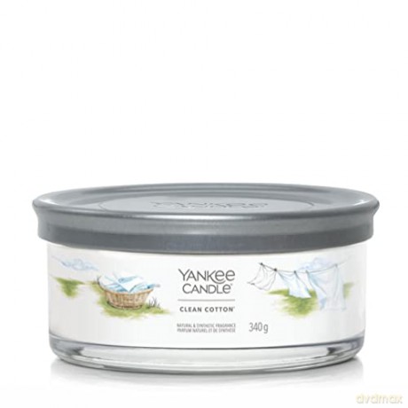 Yankee Candle Aromatic candle Signature tumbler medium Clean Cotton 340 g