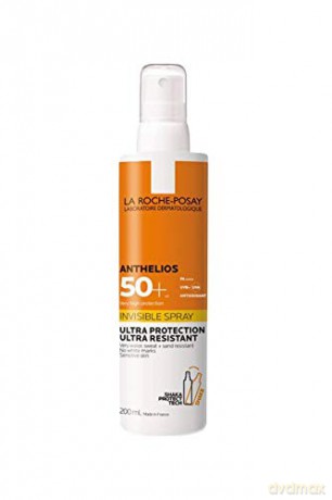 La Roche Posay Sunscreen spray for sensitive skin SPF 50+ Anthelios (Invisible Spray Ultra Resistant) 200 ml