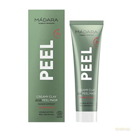 MÁDARA Creamy clay peeling mask with AHA acids Peel (Creamy Clay AHA Peel Mask) 60 ml