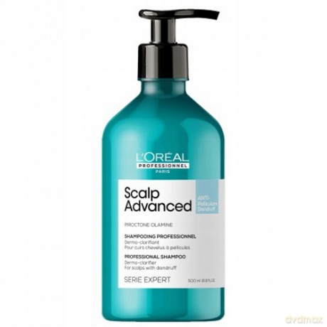 L´Oréal Professionnel (Anti-Dandruff Dermo Clarifier Shampoo) Scalp Advanced - Volume: 500 ml