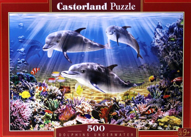 CASTOR 500 Delfiny Pod Wodą 51014 [PUZZLE]
