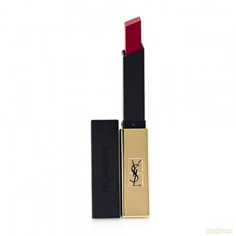Yves Saint Laurent Thin Frosting Lipstick with Leather Effect Rouge Pur Couture The Slim 2.2g - Shade: 15 Fuchsia Atypique