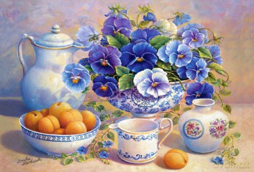 CASTOR 500 Trisha Hardwick - Morele i Niebieskie Bratki 51465 [PUZZLE]