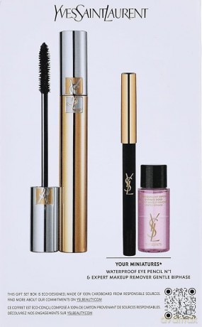 Yves Saint Laurent MASCARA VOLUME EFFET FAUX CILS 1+ MINI DESSIN DU REGARD + TOP SECRET BIPHASE