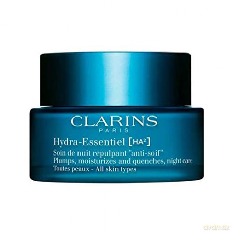 Clarins Hydrating night cream for all skin types Hydra Essentiel (Plumps, Moisturizes and Quenches Night Cream) 50 ml