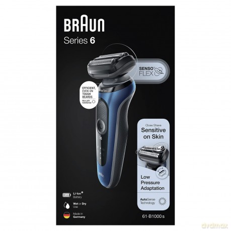 Braun Series 6 61-B1000s Blue Shaver