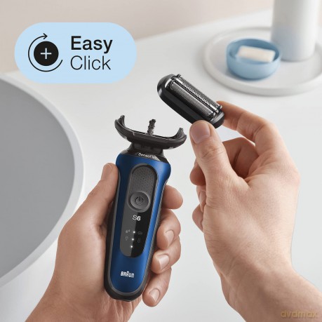 Braun Series 6 61-B1000s Blue Shaver