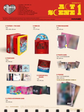 Mamamoo: Act 1,Scene 1 (Limited) [CD]