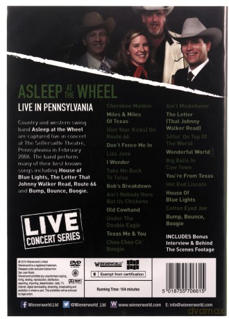 Asleep At The Wheel: Asleep At The Wheel - Live In Pennsylvania [DVD]