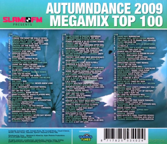 Autumndance 2009 Megamix Top 100 [3CD]