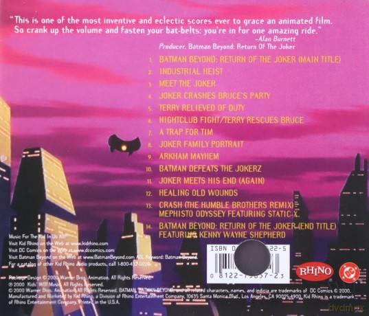 Batman Beyond: Return of the Joker [CD]