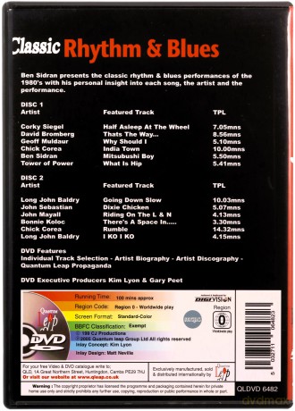 Classic Rhythm And Blues: Classic Rhythm And Blues - Vol.1 [2DVD]